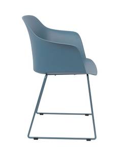 Fauteuil de table Tango Matière plastique / Acier - Bleu