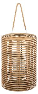 Laterne Papaya Braun - Rattan - 34 x 50 x 13 cm