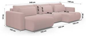 Ecksofa Krewitz U Altrosa