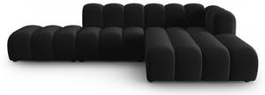 modulares Ecksofa LUPINE 5 Sitzplätze Schwarz