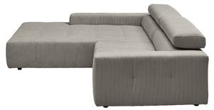 Ecksofa RENO Grau - Armlehne davorstehend links - Ecke davorstehend links