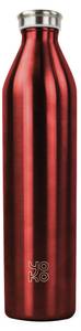 Isolierflasche 1000 ml rote Rot - Metall - 7 x 28 x 7 cm