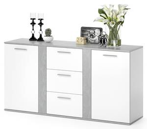 Sideboard Novelli mit 2 Türen Beton Dekor