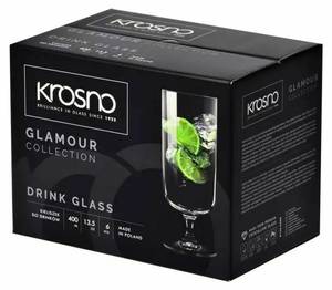 Krosno Glamour Verres à cocktail Verre - 8 x 18 x 8 cm