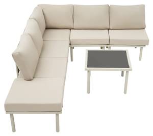 Gartenlounge-Set 6tlg Phanes Ⅱ Beige