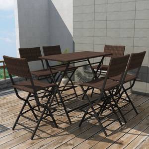 Garten-Lounge-Set (7-teilig) 293959 Braun