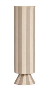 Vase beige Beige - Pierre - 8 x 31 x 8 cm