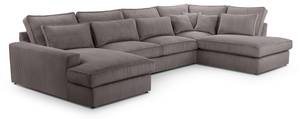 Ecksofa Burla U Holzwerkstoff - 176 x 93 x 398 cm