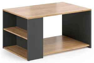 Couchtisch Dario Anthrazit/Sandeiche Braun - Grau - Holzwerkstoff - 90 x 48 x 59 cm