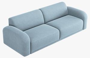 Sofa ERIN 4 Sitzplätze Hellblau