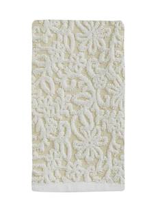 Serviette Invité Fils D'or Blanc - Textile - 30 x 50 x 30 cm