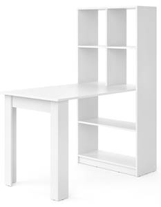 Bureau Gael blanc Blanc - Bois manufacturé - 70 x 145 x 122 cm