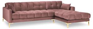 Ecksofa MAMAIA 5 Sitzplätze Pink