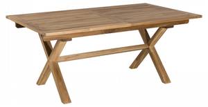 Gartenmöbel 8/10 Personen Teak Braun - Massivholz - Holzart/Dekor - 100 x 75 x 180 cm