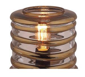 Lampe de chevet vintage en verre H24cm Verre - 19 x 24 x 19 cm