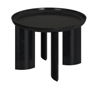 Table basse Blake Noir - Bois massif - 60 x 40 x 60 cm