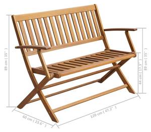 Banc de jardin 3007515 Taupe