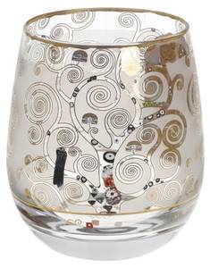 Windlicht Gustav Klimt  Erfüllung Glas - 9 x 10 x 9 cm