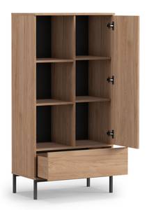 Highboard FORSETTI Beige - Braun - Walnuss Dekor