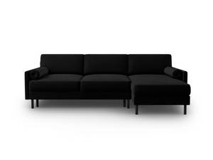 Schlaf-Ecksofa + Box SCOTT 5 Sitzplätze Schwarz