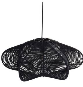 Lampe suspension YABACO Noir - Fibres naturelles - 61 x 224 x 61 cm