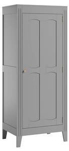 Armoire Milenne Gris - Bois manufacturé - 56 x 197 x 81 cm