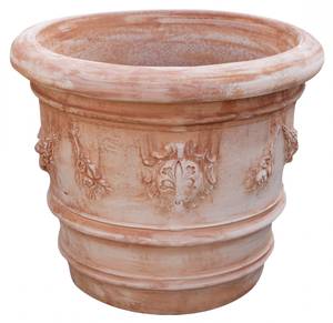 Toskanische Terrakotta-Vase 80 x 68 x 80 cm
