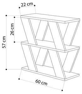 Table d'appoint Lazena Anthracite