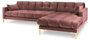 Ecksofa MAMAIA 5 Sitzplätze Pink