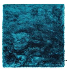 Tapis à poils longs Whisper Turquoise - 60 x 4 x 60 cm