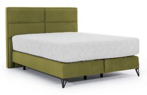 Boxspringbett CANDORIS Gelb - Breite: 158 cm