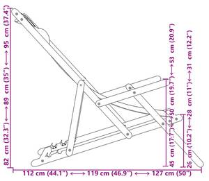 Strandstuhl 3004207-4 (2er Set) Salbei