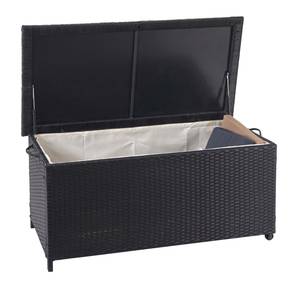 Poly-Rattan Kissenbox D88 170l Schwarz