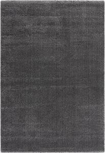 Grande, Uni-Teppich in Anthrazit Grau - Kunststoff - 160 x 2 x 160 cm