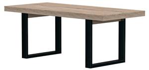 Table NADIEGE Beige - Bois manufacturé - 90 x 77 x 200 cm