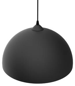 Pendelleuchte Cassis Schwarz - Weiß - Durchmesser Lampenschirm: 40 cm