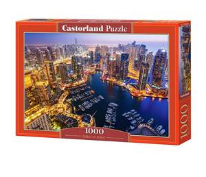 Puzzle Dubai bei Nacht 1000 Teile Papier - 25 x 5 x 35 cm