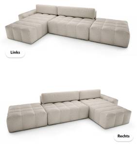 Ecksofa Thymen Beige - Ecke davorstehend rechts