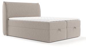 Boxspringbett Mensa Braun - Breite: 140 cm