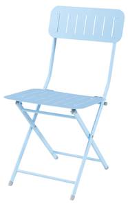 Lot de 2 chaises pliantes Sande Bleu ciel