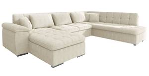 Ecksofa Niko Bis Cord Beige - Ecke davorstehend links