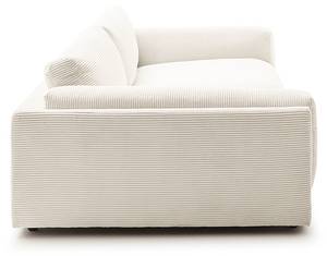 Big Sofa RAINA Cremeweiß - Breite: 254 cm - Textil