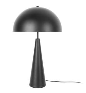 Lampe à poser champignon en métal noir Noir