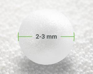 Sac de 100L de micro-billes (.2/.3 mm) pour recharge poufs