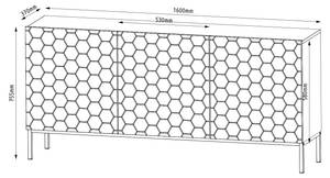 Buffet HEXA SB160 3D Noir