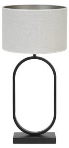 Lampe de table Jamiri/Saverna Noir - Blanc crème