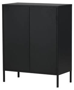 Sideboard Misha Schwarz - Hochglanz Schwarz - Höhe: 102 cm