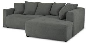 Schlaf-Ecksofa mit Box ELIE 4 Sitzplätze Grau