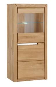 Wohnzimmer Pisa 50 (5-teilig) mit LED Braun - Massivholz - Holzart/Dekor - 420 x 198 x 46 cm