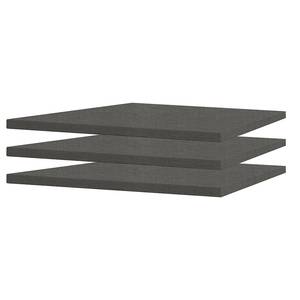 Tablette 45 cm SKØP Anthracite - Lot de 3 - Anthracite - Lot de 3